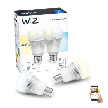 SET 2x bec LED dimabil E27/11,5W/230V 2700-6500K Wi-Fi WiZ