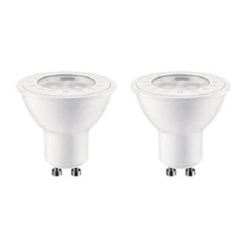 SET 2x bec LED PAR16 GU10/4,7W/230V 2700K Attralux