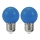 SET 2x bec LED PARTY E27/0,5W/36V albastru