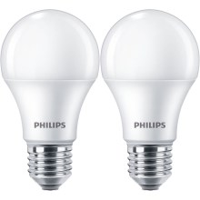 SET 2x bec LED Philips A60 E27/10W/230V 4000K