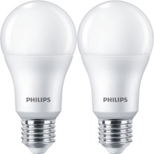 SET 2x bec LED Philips A67 E27/13W/230V 4000K