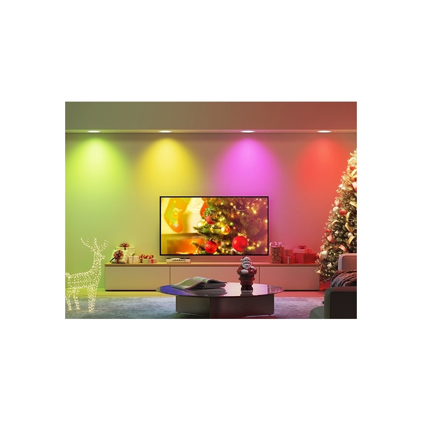 SET 2x corp de iluminat LED RGBWW încastrat Govee LED/11W/230V Smart 2700-6500K