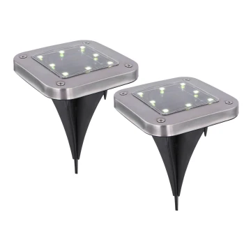 SET 2x corp de iluminat LED solar LED/0,8W/1,2V IP44 Globo