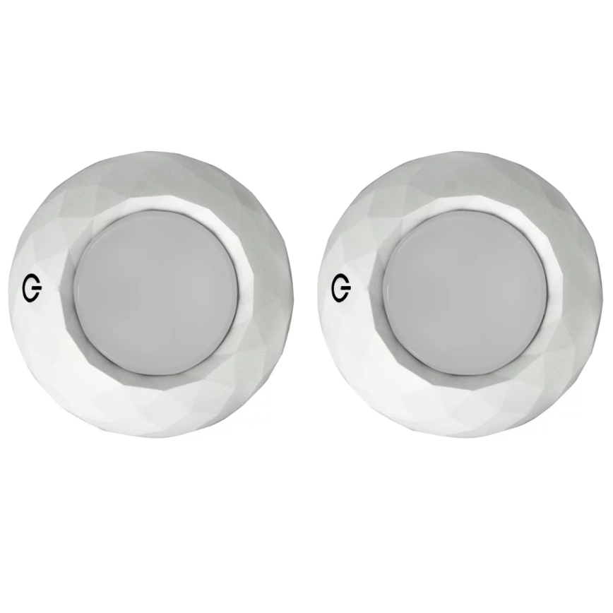 SET 2xLED Lampă cu touch LED/4,5V/3xAAA