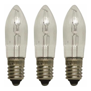 SET 3x bec de Crăciun Markslöjd 8264 TOPPLAMPA E10/3W/55V