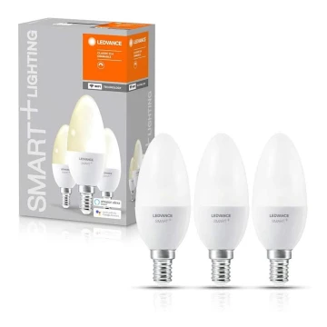 SET 3x Bec de iluminat cu LED SMART + E14/ 5W/230V 2700K Wi-Fi - Ledvance