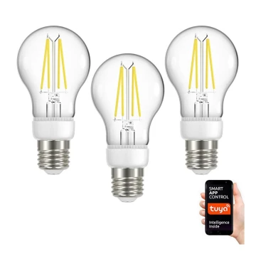 SET 3x bec LED filament dimabil NEO LITE E27/7W/230V Wi-Fi Tuya Immax NEO 07713C