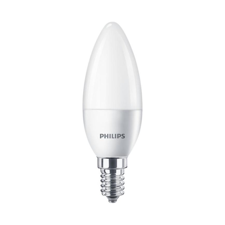 SET 3x Bec LED Philips B35 E14/5W/230V 2700K