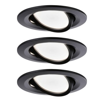 SET 3x corp de iluminat încastrat dimabil pentru baie LED/6W IP23 NOVA 230V Paulmann 94472