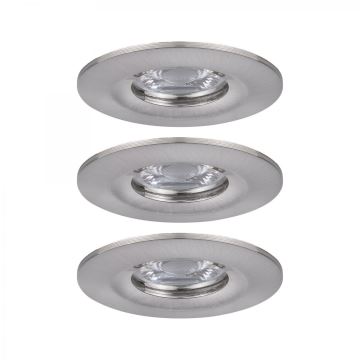 SET 3x corp de iluminat încastrat pentru baie Paulmann 94301 LED/4W IP44 NOVA 230V