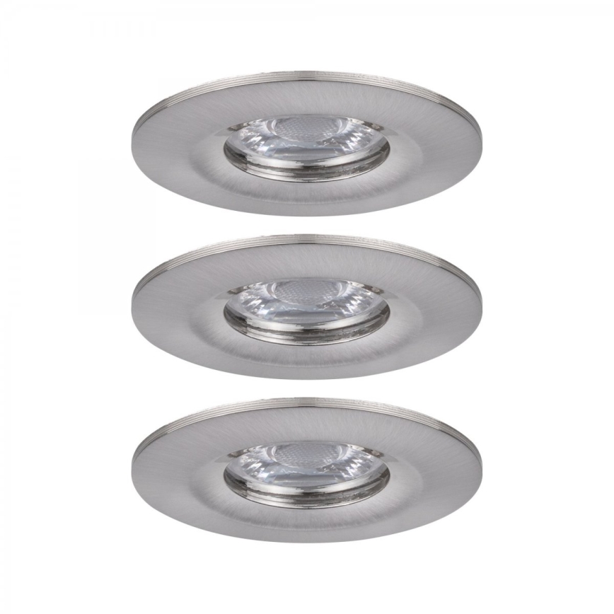 SET 3x corp de iluminat încastrat pentru baie Paulmann 94301 LED/4W IP44 NOVA 230V