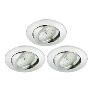 SET 3x corp de iluminat LED încastrat dimabil pentru baie Briloner 8317-039 LED/5,5W/230V IP23