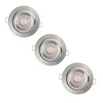 SET 3x corp de iluminat LED încastrat dimabil SIMPLE LED/4,9W/230V Ledvance