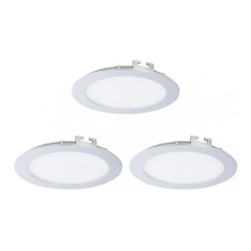 SET 3x corp de iluminat LED încastrat pentru baie Eglo 78735 FUEVA LED/10,95W/230V IP44