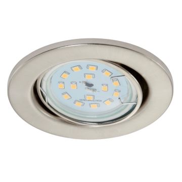 SET 3x Corp de iluminat LED pentru baie Briloner 7220-032 FIT 1xGU10/5W/230V nichel mat