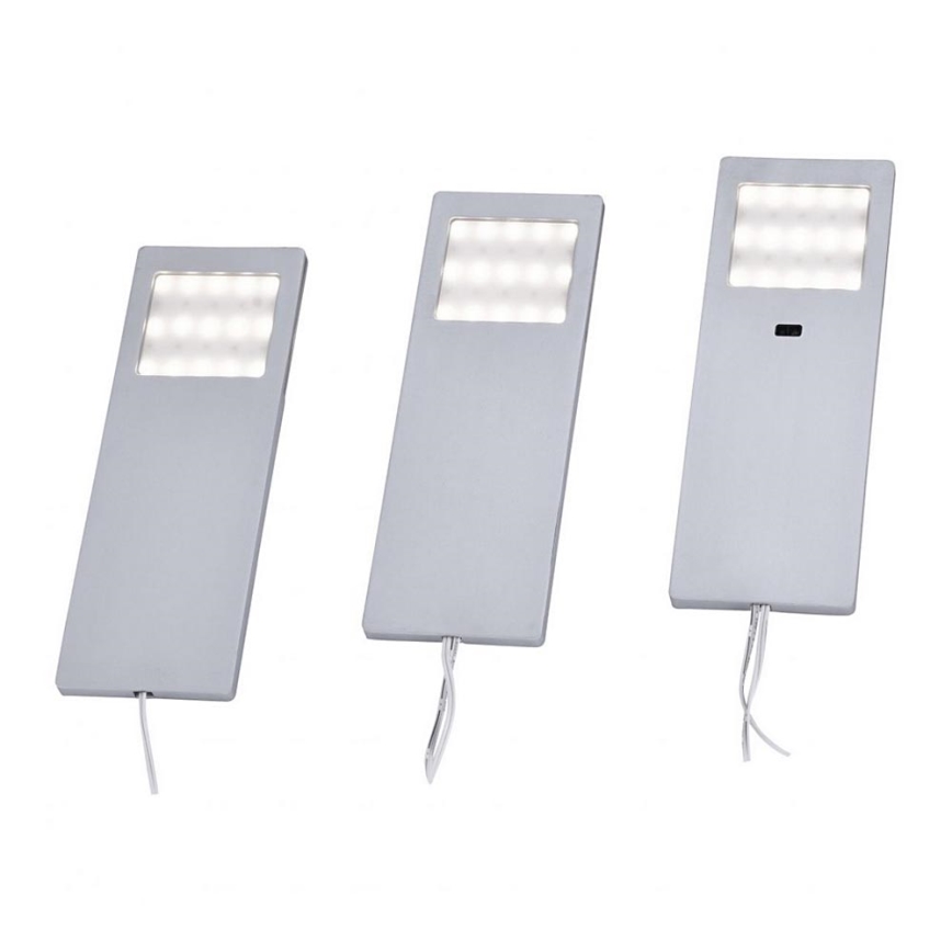 SET 3x corp de iluminat LED pentru mobilier cu senzor HELENA LED/2W/230V Paul Neuhaus 1121-95-3