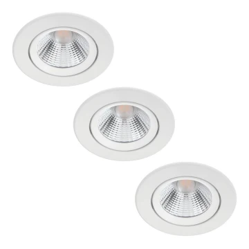 SET 3x plafonieră LED încastrată LED/5,5W/230V 2700K Philips