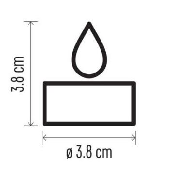 SET 6x LED decorațiune de Crăciun 6xLED/6xCR2032 aurie