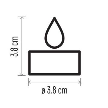 SET 6x LED decorațiune de Crăciun 6xLED/6xCR2032 crom lucios