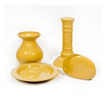 Set ceramic galben