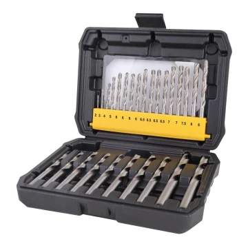 Set de burghie pentru fier Fieldmann 27 buc.