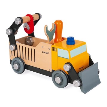 Set de construcție din lemn BRICOKIDS camion Janod