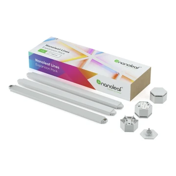 Set de extensie 3x șină LED RGBW dimabilă Nanoleaf LINES LED/2W/230V 1200-6000K Wi-Fi