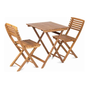 Set de mobilier de balcon acacia Fieldmann