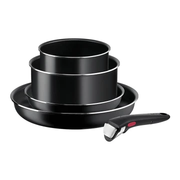 Set de vase de gătit Tefal 5 buc. INGENIO EASY COOK & CLEAN BLACK