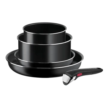 Set de vase de gătit Tefal 5 buc. INGENIO EASY COOK & CLEAN BLACK