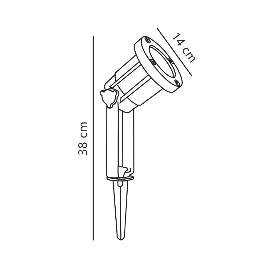 Spot de exterior Nordlux SPOTLIGHT 1xGU10/35W/230V IP54