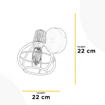 Spot de perete GINGER 1xE14/6W/230V ONLI