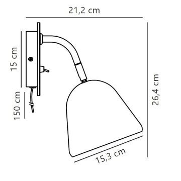 Spot de perete Nordlux FLEUR 1xE14/15W/230V