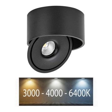 Spot LED/20W/230V 3000/4000/6400K CRI 90 negru
