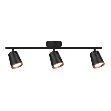 Spot LED 3xLED/5W/230V 3000K negru