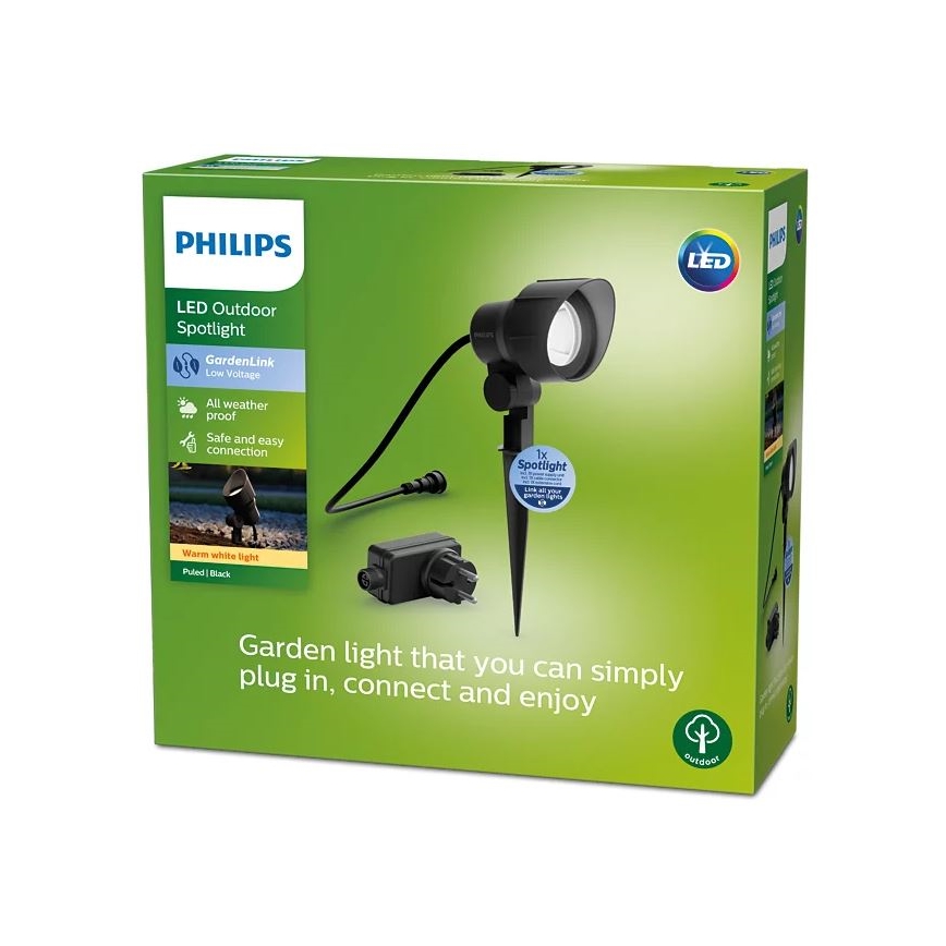 Spot LED de exterior LED/24W/230V 2700K IP44 Philips
