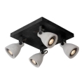 Spot LED dimabil Lucide 05910/19/30 CONCRI 4×GU10/5W/230V