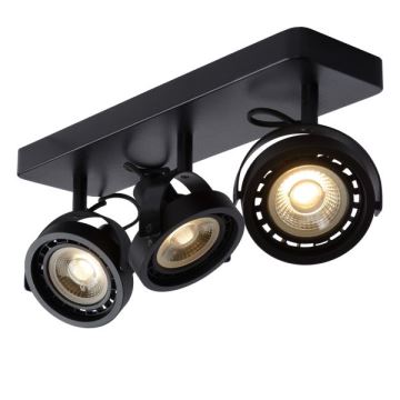 Spot LED dimabil Lucide 31931/36/30 TALA 3×GU10/12W/230V negru