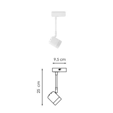 Spot LED dimabil MANU 1xGU10/5,8W/230V alb