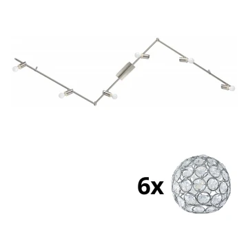 Spot LED Eglo MY CHOICE 6xE14/4W/230V crom