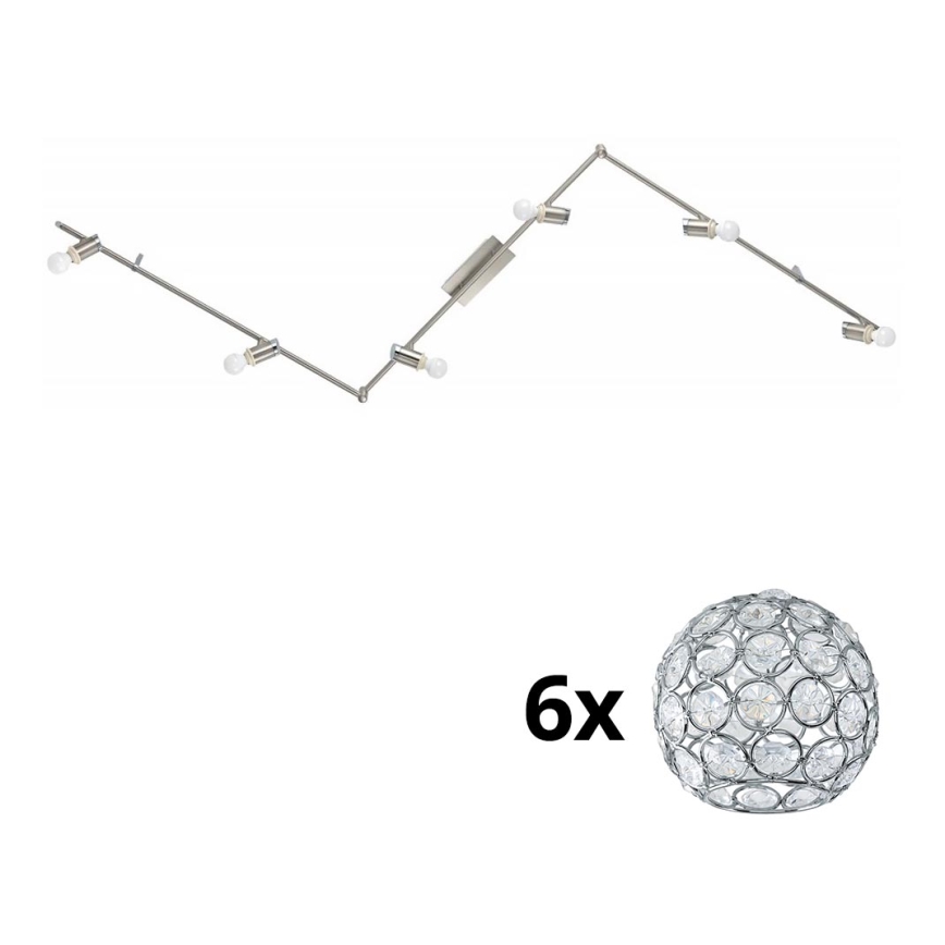 Spot LED Eglo MY CHOICE 6xE14/4W/230V crom