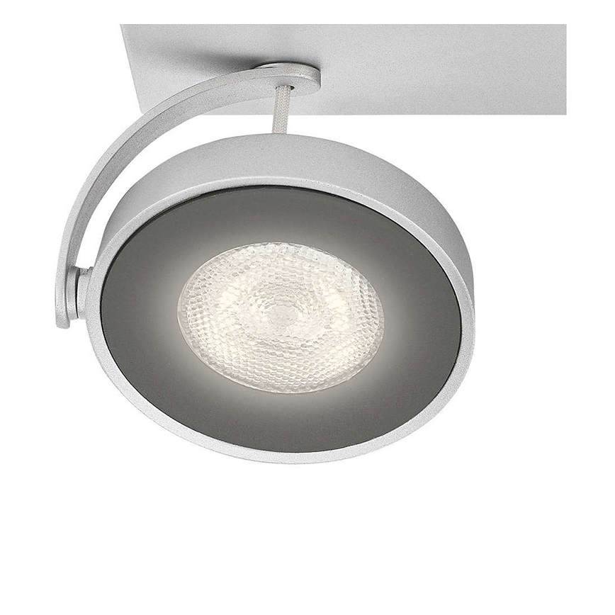 Philips 53172/48/16 - LED Lampa spot MYLIVING CLOCKWORK 2xLED/4W/230V