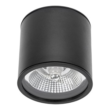 Spot pentru baie CHLOE AR111 1xGU10/50W/230V IP65 negru rotund