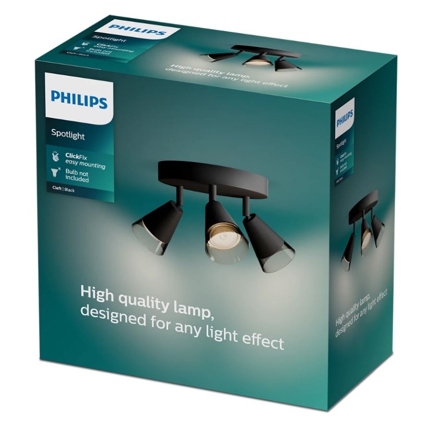 Spot Philips CLEFT 3xGU10/5W/230V