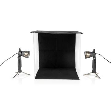 Studio foto LED portabil 2xGU10/5W/230V