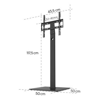 Suport de podea pentru televizor Hama 32-65" negru