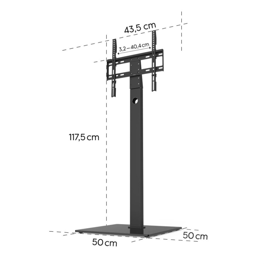 Suport de podea pentru televizor Hama 32-65" negru