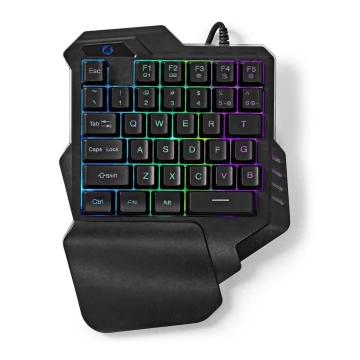 Tastatură LED RGB de joc, pentru o singură mână 5V