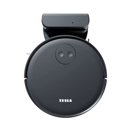 TESLA Smart - Aspirator robot inteligent 2în1 2000 mAh Wi-Fi negru + telecomandă