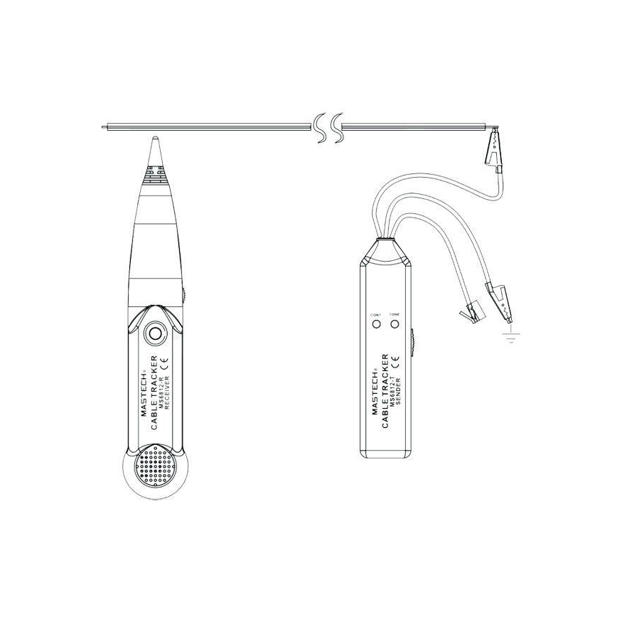 Tester de cabluri fără contact MS6812 